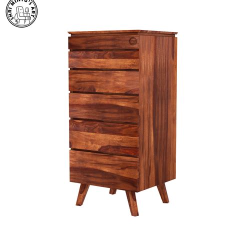 Jett Solid Sheesham Wood Chest of Drawers – Shri Mintus Art