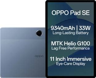 Oppo Pad Se Supervooc Charger 8 Gb Ram 128 Rom 10 95 Inch Wi Fi 4g ...