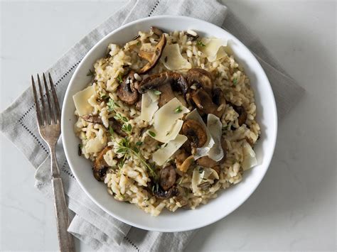 Wild Rice and Mushroom Risotto