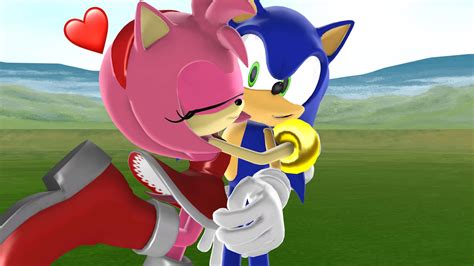 Sonic Sonamy Kissing