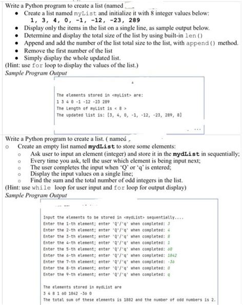 Create List in Python 的图像结果