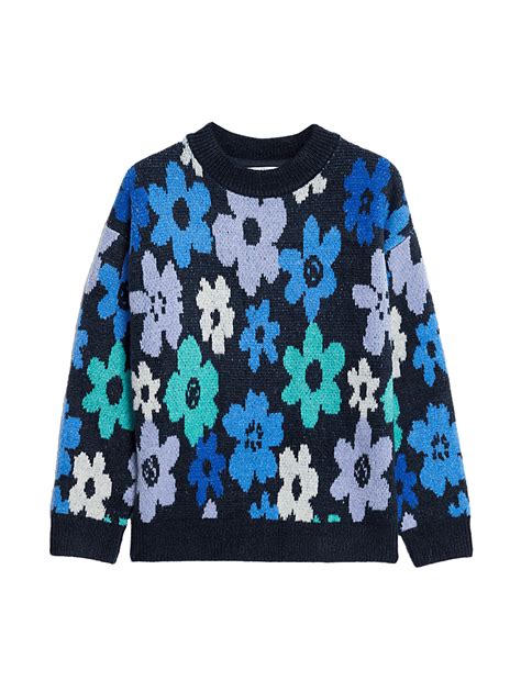 Buy Floral Jumper (6-16 Yrs) at Marks & Spencer