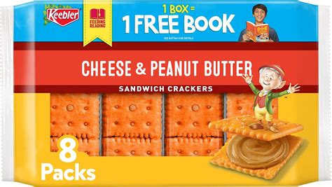 Amazon.com : Keebler Sandwich Crackers, Single Serve Snack Crackers ...
