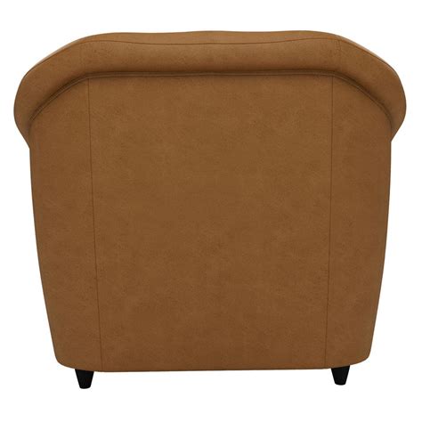 Buy Berry 1 Seater Camel Brown Leatherette Sofa Online At Durian