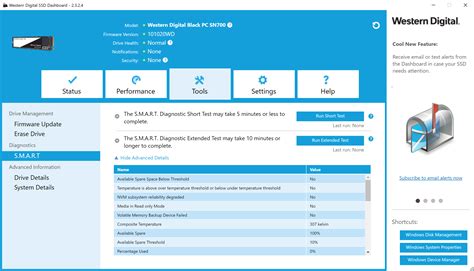 Western Digital Dashboard