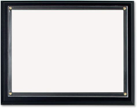 PaperDirect Black Wood Slide in Plaque, 11 1/4 inches x 13 3/4 inches ...