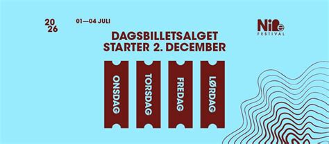 Dagsbilletter til Nibe Festival 2026 – salg fra 2. december ...