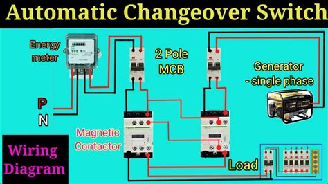 Image result for Change Over Switch Connection