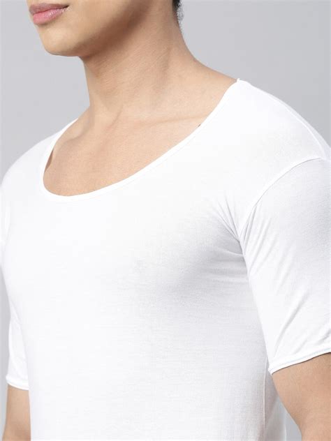 Vip White Solid Pure Cotton Innerwear Vests Bonus Premium Pack Of 2 ...