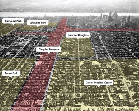 What the freeway did to Detroit : r/Detroit