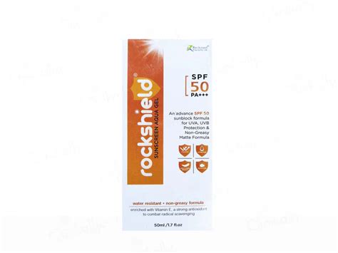Rockshield Sunscreen Aqua Gel SPF 50 PA+++ ( 50 ML ) – Elantis ...