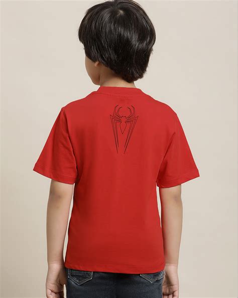 Spiderman Regular Fit Tshirt For Boys – Kidsville