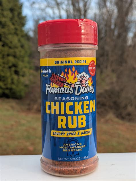 Famous Daves Chicken Rub Seasoning 5.25oz | ispicesandseasoning.com