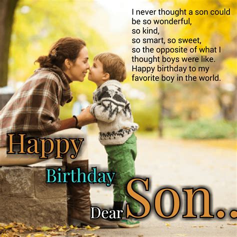 Happy Birthday To Son From Mom - belated happy birthday