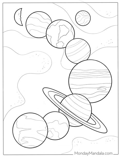 Solar System Coloring Pages 的图像结果