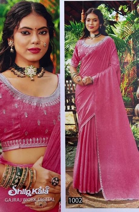 Gajraj Work Digital Saree - Traditional Elegance Redefined