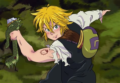 Meliodas the dragon sin of Wrath (fanart) : r/SevenDeadlyins