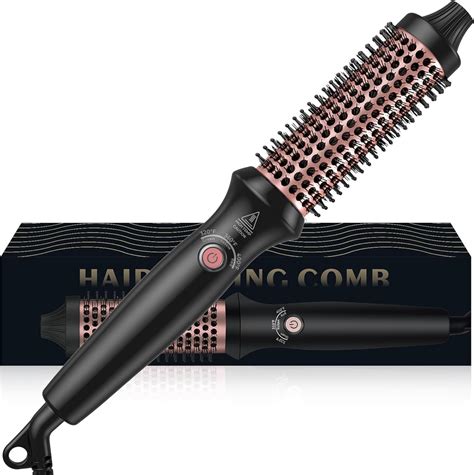 Amazon.com: Thermal Brush, 1.25 in Curling Brush Curling Iron Heated ...