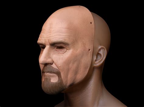 STL file Walter White Mask - Heisenberg - Breaking Bad 🎃 (OBJ)・Model to ...