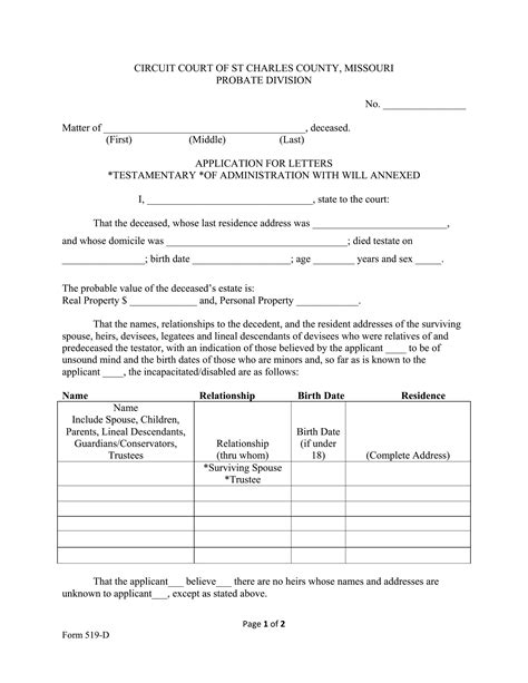 Letter of Testamentary - Template Spark...: Premium Template - Template ...