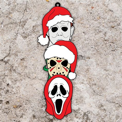 Horror Christmas Door Sign Svg,merry Christmas Sign Svg, Christmas Door ...