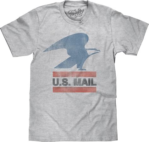 Buy Tee Luv USPS U.S. Mail Eagle Logo Shirt - United States Postal ...