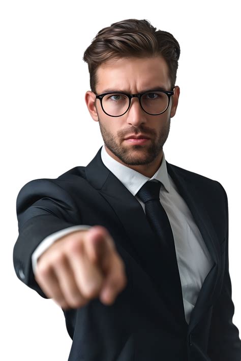 Businessman Pointing at You PNG 的图像结果