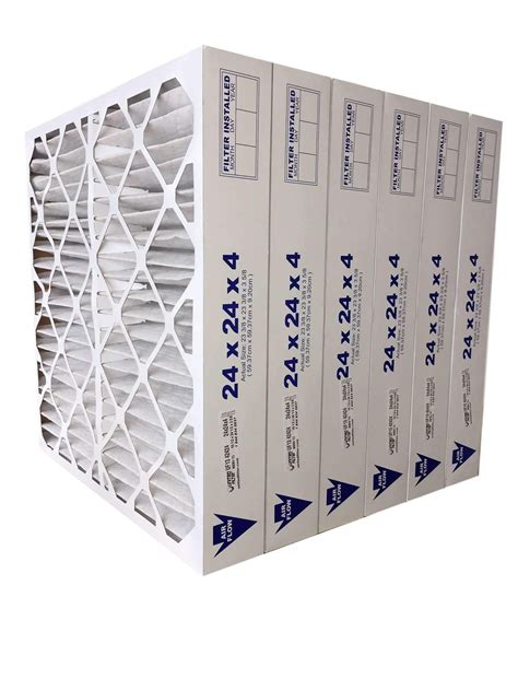 Order 24x24x4 MERV 13 Pleated Furnace Filter Online - United Filter