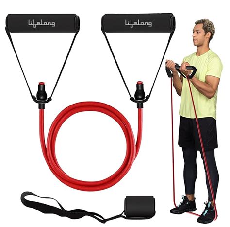 Lifelong Resistance Bands for Workout - Resistance Tube with Foam ...