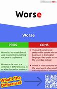Image result for worse