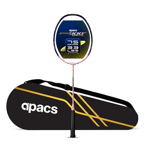 Buy Apacs Z Power 900 RP+ Super Lite (Unstrung, 75g Super Lightweight ...