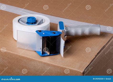 Packaging Tape Gun Dispenser Stock Photo - Image of packing, adhesive ...
