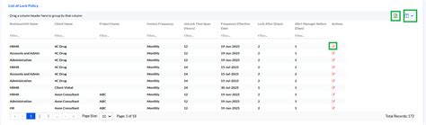 RAS - Locking Policy