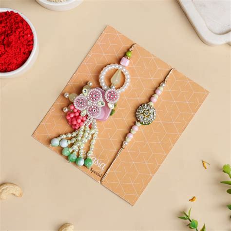 Spring Fables Rakhi Lumba Gift Set Online - Premium Gift Hamper | Nestasia