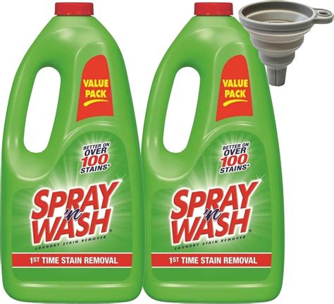 Amazon.com: Spray N'Wash Pre-treat Laundry Stain Remover Bottles, Clear ...