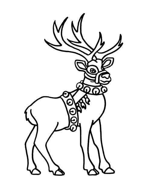 Reindeer Coloring Page