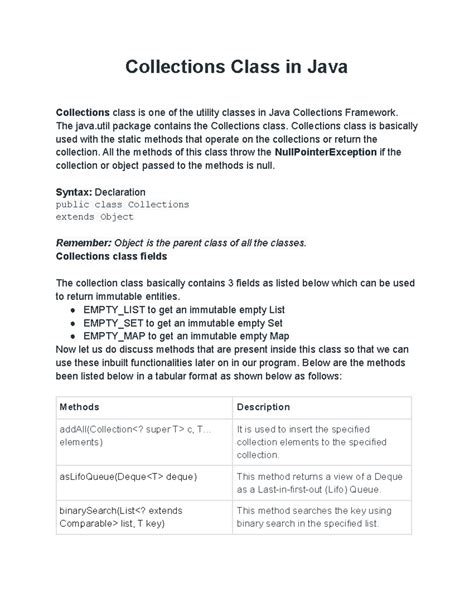 Image result for Java Collections Class