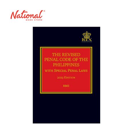 The Revised Penal Code of the Philippines (with Special Penal Laws), 2023 Ed. by RBSI - Hard Cover