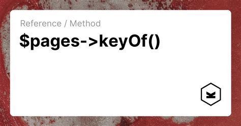 $pages->keyOf() | Kirby CMS
