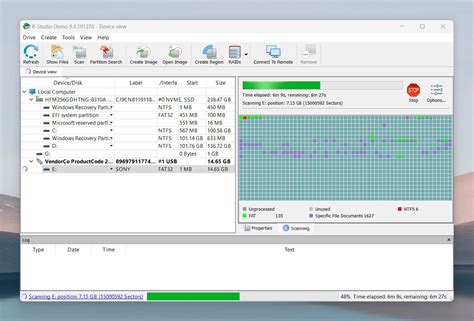 Scan R Studio 的图像结果