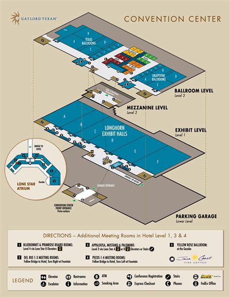 Gaylord Texan Resort Map