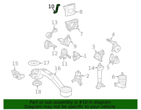 Toyota Engine Mount Bracket - Secure Powertrain Support - Part #12322-20071 | AutoNation Parts