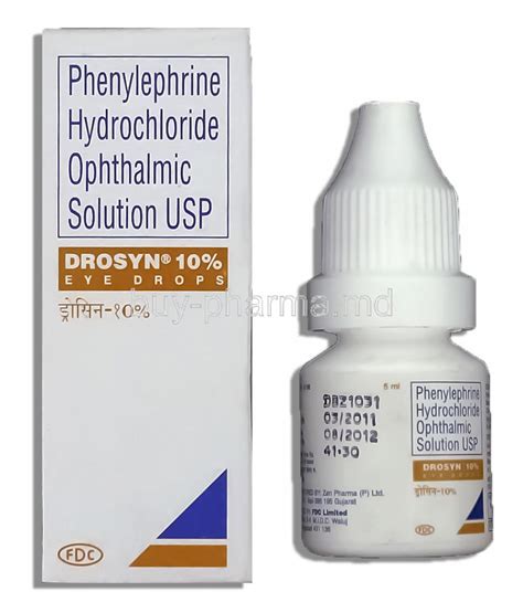 Phenylephrine Eye Drops Drug Class at Annie Ettinger blog