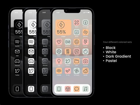 Minimal iOS Icons on Behance