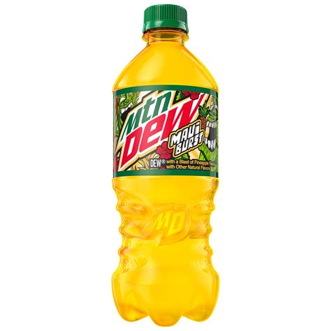 Mountain Dew, Maui Burst, Dew With A Blast Of Pineapple Flavor ...