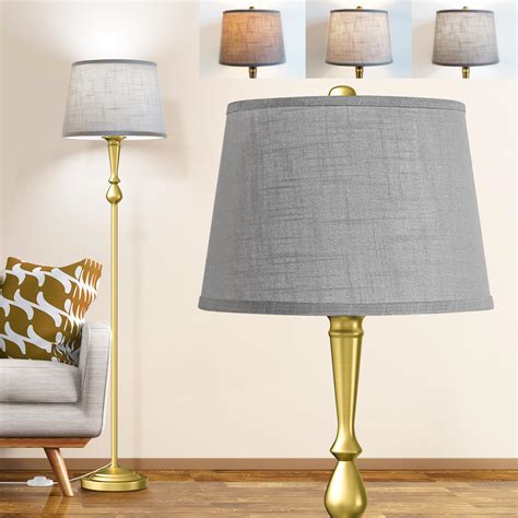 CNXIN Gold Floor Lamp for Living Room with 3 Color Temperatures ...