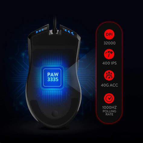 Buy REDRAGON Lone Wolf 2 M721 Pro Wired Ergonomic Gaming Mouse ( M721 ...