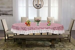 RMDecor PVC, Satin 6 Seater Printed, Floral Table Cover - Buy RMDecor ...