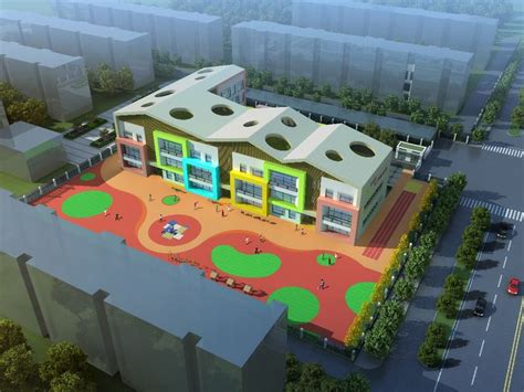 洛龙区第二幼儿园|建筑设计|成果展示|洛阳市规划建筑设计研究院有限公司