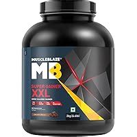 MuscleBlaze Mass Gainer Xxl, With Complex Carbs, High Protein ...